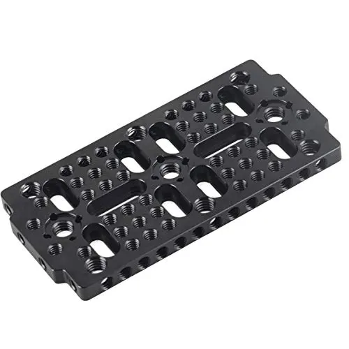 SMALLRIG Multi-functional Cheese Plate with 1/4 and 3/8 Threads, Switching Mounting Plate for Camera and Tripod Plate - 1681