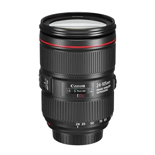 Canon EF 24 - 105 mm f/4L IS II USM Lens - Black